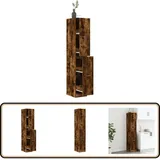 Apothekerschrank Räuchereiche 30x41x174,5 cm Holzwerkstoff - Vidaxl
