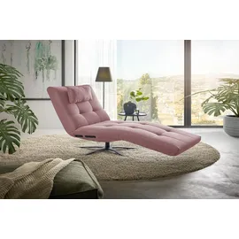 KAWOLA Relaxliege LETICIA Polyester 0 x 0 x 0 cm rosa mit Nackenkissen
