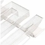 vidaXL Räucherofen silber