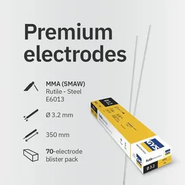 GYS Schweiss-zubehör 70 Rutile Elektroden E6013, Ø 3,2mm, 085145