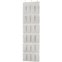 Amazon Basics Organizer für Schuhe Medium 24 Paar 1-tlg. Beige/Hellgrau