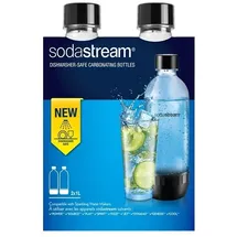Sodastream Tritan-Flasche 2 x 1 l schwarz