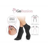 OUTLET-NORD Hallux-Bandage GoBunion Socken, 39-42, 1 Paar, Hallux Socken mit integriertem Zehenspreizer schwarz. schwarz