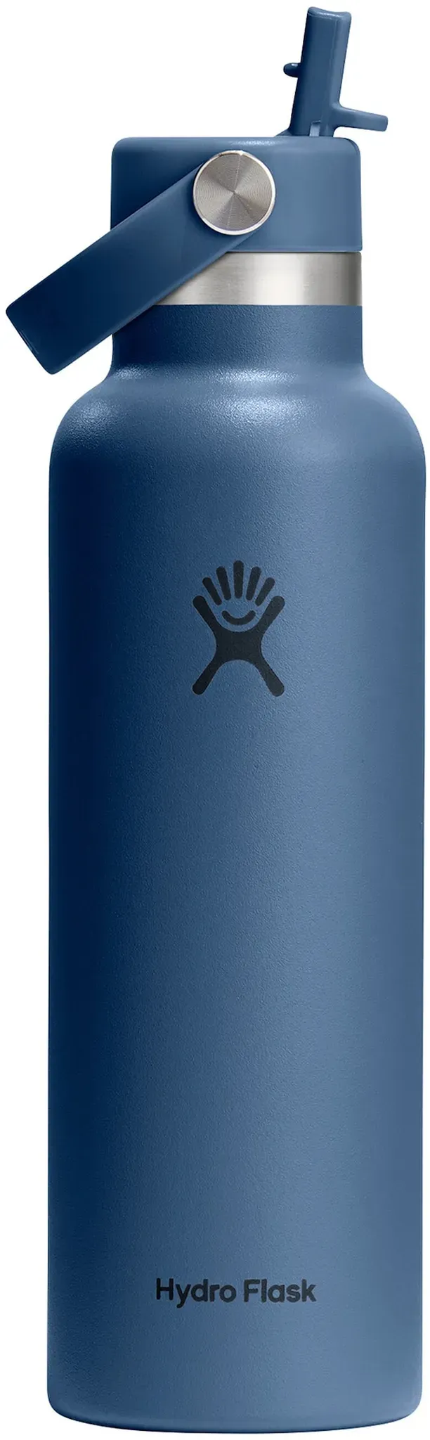 HydroFlask Trinkflasche mit Strohhalm 621ml, blau