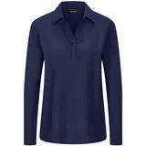 GOLDNER Viskosebluse Zeitlose Blau 24
