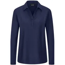 GOLDNER Viskosebluse Zeitlose Blau 24