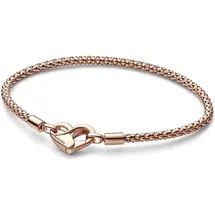 Pandora Moments Studded Chain Armband Roségoldfarben 582731C00 Größe 20 cm