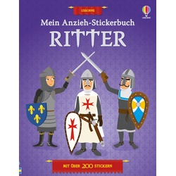 Stickerbücher / Mein Anzieh-Stickerbuch: Ritter - Katie Davies  Kartoniert (TB)