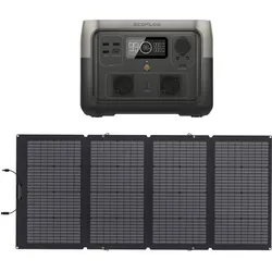 EcoFlow River 2 0% MwSt §12 III UstG Max 512Wh Portable Powerstation mit 220W So...