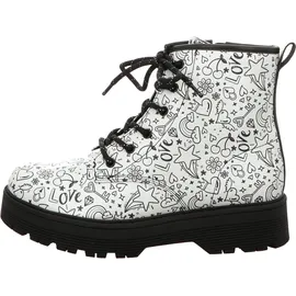 SKECHERS Gravlen Hi Doodle Down Stiefel Silber 32