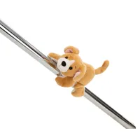 NICI Magnet Hund braun 12cm, GRÜN