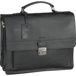 Burkely Aktentasche Vintage Scott Briefcase Laptoptaschen   Schwarz Herren 