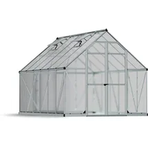 CANOPIA Gewächshaus Essence Alu silber 367 x 244 cm