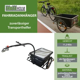 Trutzholm Fahrradlastenanhänger schwarz