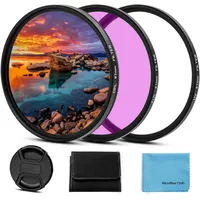 Luxuskollektion 67mm UV CPL FLD Filter-Set mit
