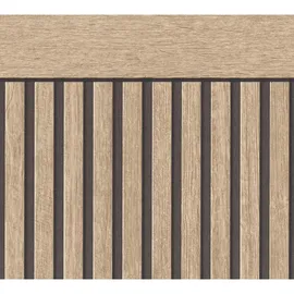 A.S. Création Vliestapete Wallpanel 5 m x 1,06 m Braun-Schwarz FSC®