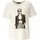 Aniston CASUAL T-Shirt in wollweiß-schwarz-grau-oliv-goldfarben-rot | Gr.: 40/42,