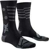 X-Socks Gravel Perform Merino Crew Socken Black/Charcoal 39-41