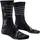 X-Socks Gravel Perform Merino Crew Socken Schwarz/Charcoal 39-41
