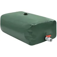 VidaXL Wassertank mit Wasserhahn Faltbar 1500 L PVC
