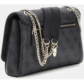 GUESS Noelle Girlfriend Satchel Coal Logo