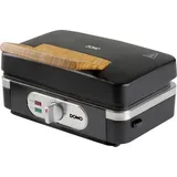 DOMO collection DOMO SANDWICH-WAFFEL-GRILL 3-IN-1 INKY BLACK Sandwichmaker Schwarz