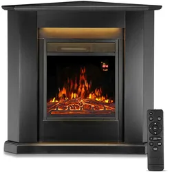 Elektrischer Kamin - Schwarz