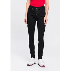Skinny-fit-Jeans »Ultra Stretch«, extra-enger Beinschnitt, hohe Leibhöhe, knöchellang, Gr. 50 - N-Gr, black black, , 24294310-50 N-Gr