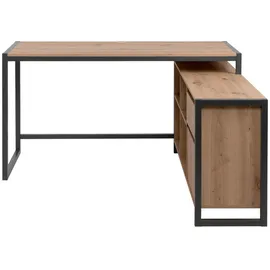 Finori Eckschreibtisch Denver Eiche / Braun