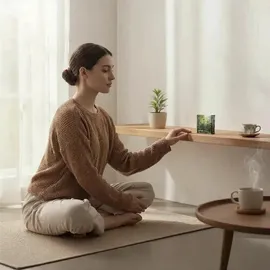 Cepewa Soundbox mit Bewegungsmelder | Natur- und Wellnessklänge 12x12cm