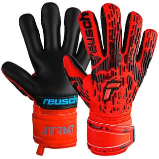 Reusch Attrakt Freegel Silver Finger Support Junior mit sehr gutem Grip und Innennaht Schnitt, 4