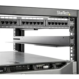 Startech StarTech.com 1HE 19 Zoll Server Rack Schienen - 60,9-91cm Einstellbare Tiefe - Universelle 4 Pfosten Rack Schienen - Netzwerk Geräte/Server/UPS Schienen für HPE ProLiant Dell PowerEdge (UNIRAILS1UB)