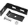 vidaXL Wand-Eckverbinder 10 Sets  Anthrazit/Stahl
