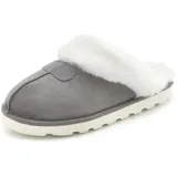 VIVANCE Plüsch Clogs grau 39