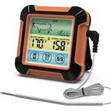Grillthermometer, Fleischthermometer, Digitales Fleischthermometer, Touchscreen, Timer, Wasserdicht, Küchenthermometer