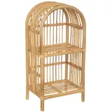 Atmosphera Kinderbücherregal Rattan 76 cm beige