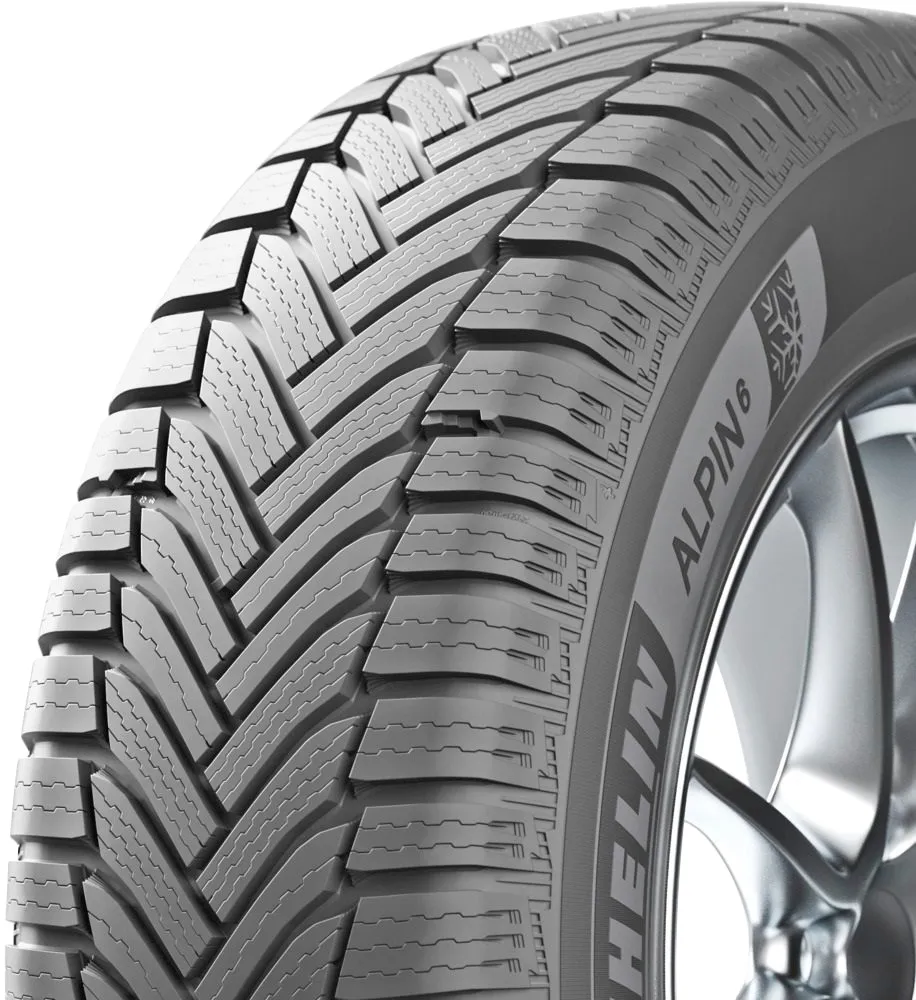 MICHELIN Winterreifen "Alpin 6" Autoreifen in verschiedenen Ausführungen erhältlich Gr. 205mm / 60 % R 17 93H, schwarz