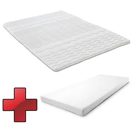 matratzen discount Matratzenauflage 90 x 200 cm Weiß