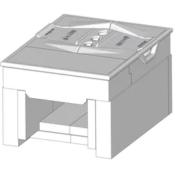 ETA Brennkammer SH20/30 komplett mit Schutzwall Schamottesteine, Isolierteile, Dichtschnur, Rost