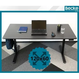 OEM Schreibtisch 120x60cm schwarz