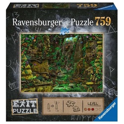 Ravensburger Puzzle Ravensburger 199518 Puzzle Exit 2 Tempel in Ankor, 759 Puzzleteile bunt