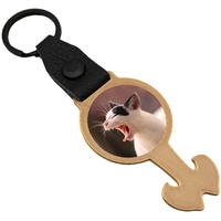 Foto Einkaufswagenlöser kupferfarben Schlüsselanhänger personalisierbar mit Wunschfoto Wunschbild als Geschenk Geschenkidee