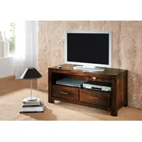 Massivmoebel24 TV-Board Sheesham 110x50x55 life honey lackiert METRO LIFE