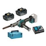 Makita DBS 180 RFJ Akku Bandfeile 18 V 9 x 533 mm Brushless + 2x Akku 3,0 Ah + Ladegerät + Makpac