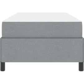 vidaXL Boxspringbett 100 x 200 cm Hellgrau