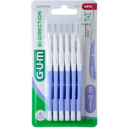 GUM Bi-direction Interdentalb.0,6 mm hel 6 St