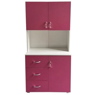 Hti-Living Küchenschrank Blanca Pink Weiß