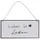ib laursen Metallschild Lieben ist leben, 15 x 7 cm