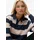 Superdry ATH ESS CROPPED STRIPE RUGBY Blau/Pink XL