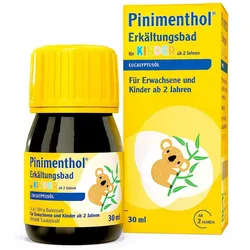 Pinimenthol Erkältungsbad für Kinder ab 2 Jahren Eucalyptus